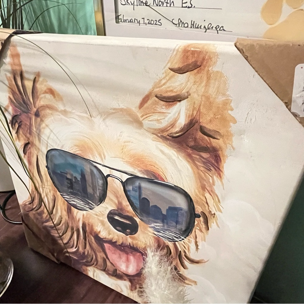 Stylish Dog with Sunglasses Art Painting, beutyfull - Picture 11 of 16